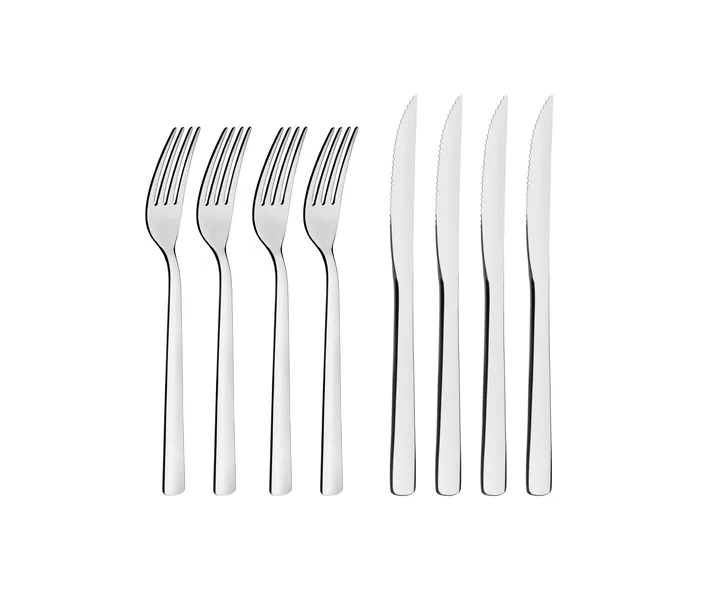 Steak cutlery 8 pieces - Stainless steel - Tramontina