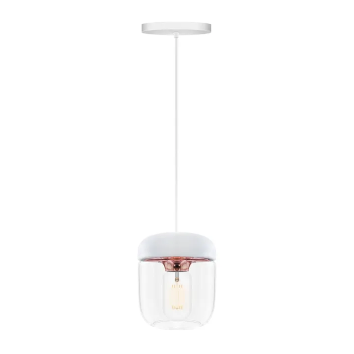 Acorn lamp shade white - polished copper - Umage