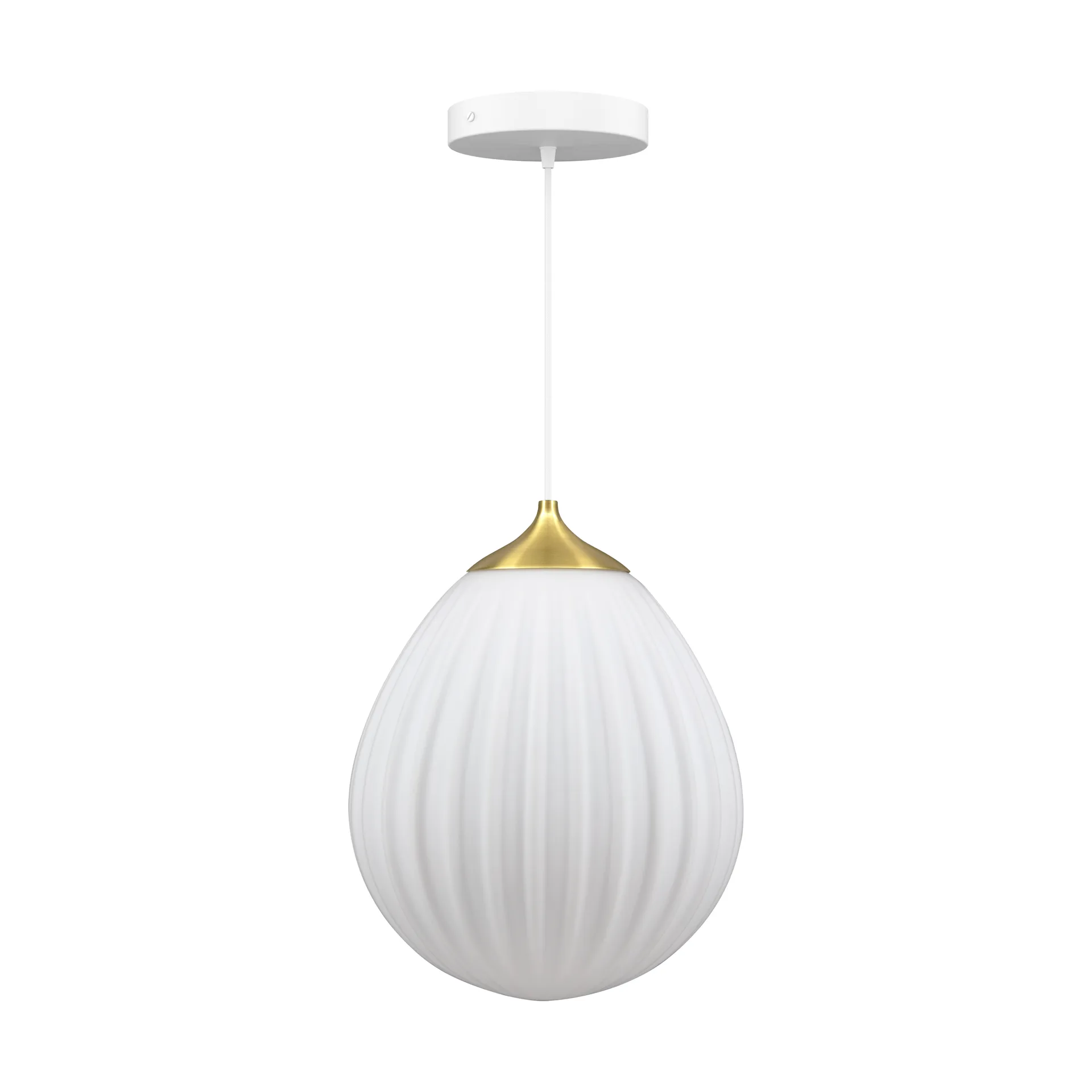 Around The World pendant medium, Brushed brass Umage