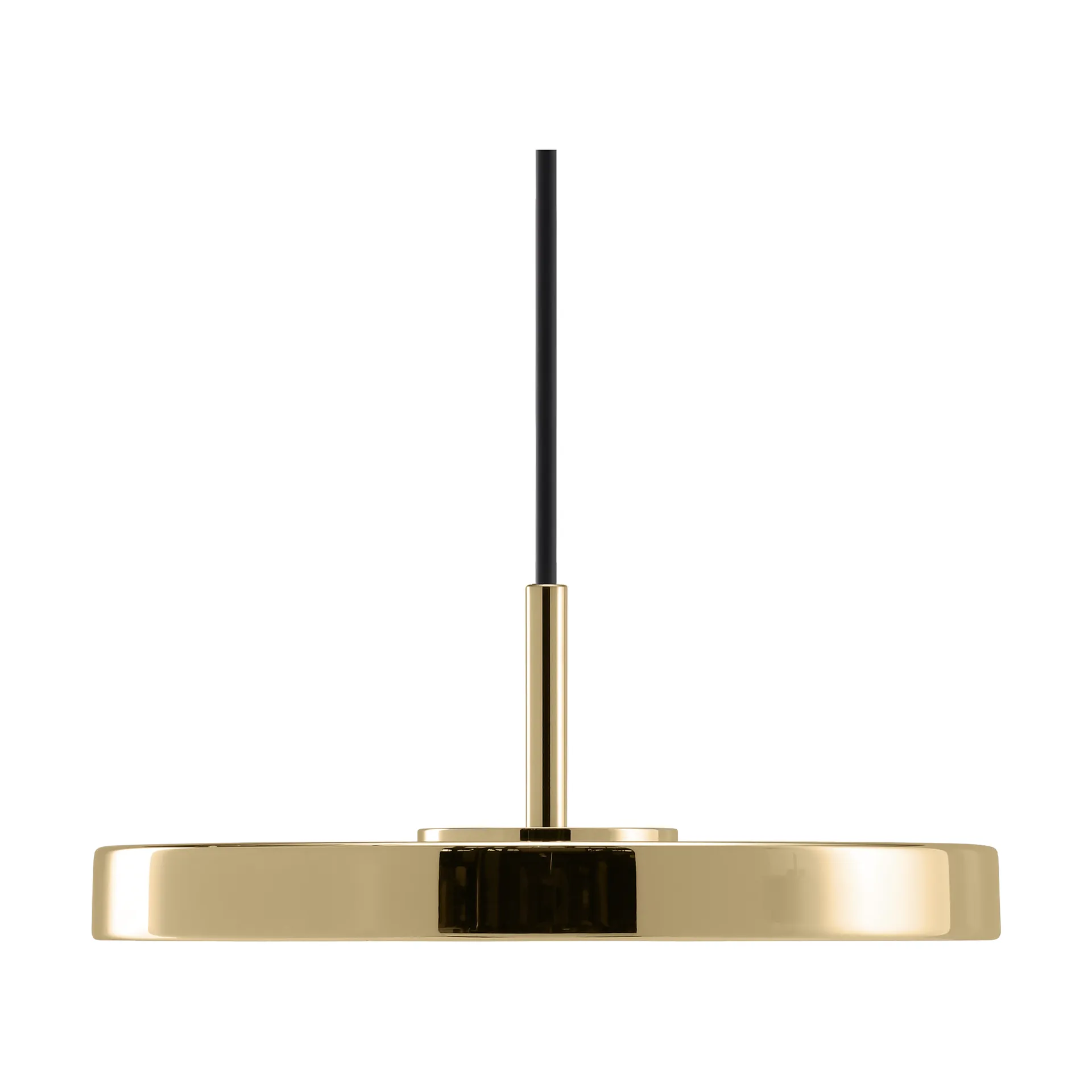 Asteria Micro ceiling lamp, Polished Brass Umage