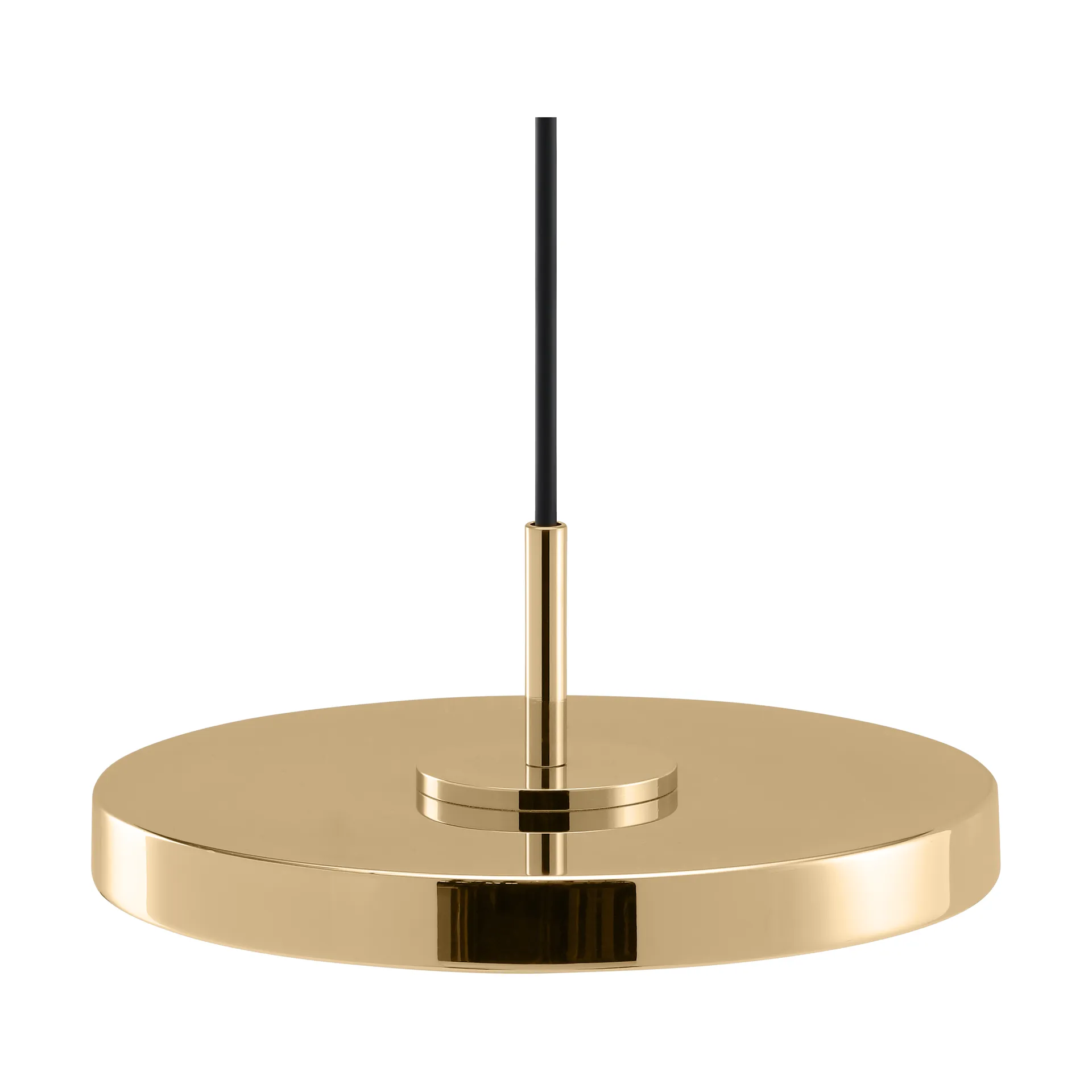 Asteria Micro ceiling lamp, Polished Brass Umage