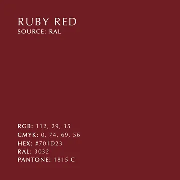 Asteria Micro ceiling lamp - Ruby Red - Umage