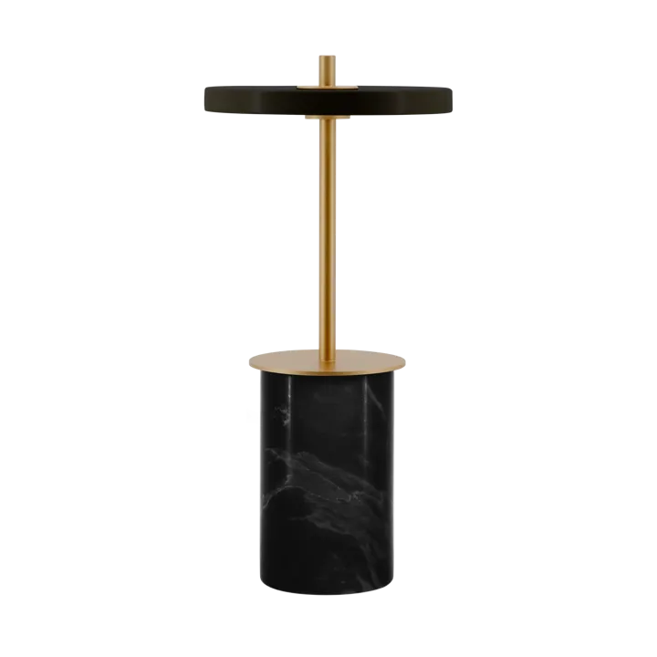 Asteria Move Mini table lamp Ø12x25,5 cm - Black marble - Umage