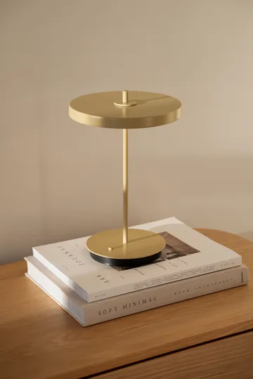 Asteria Move portable table lamp - Monochrome-butter yellow - Umage