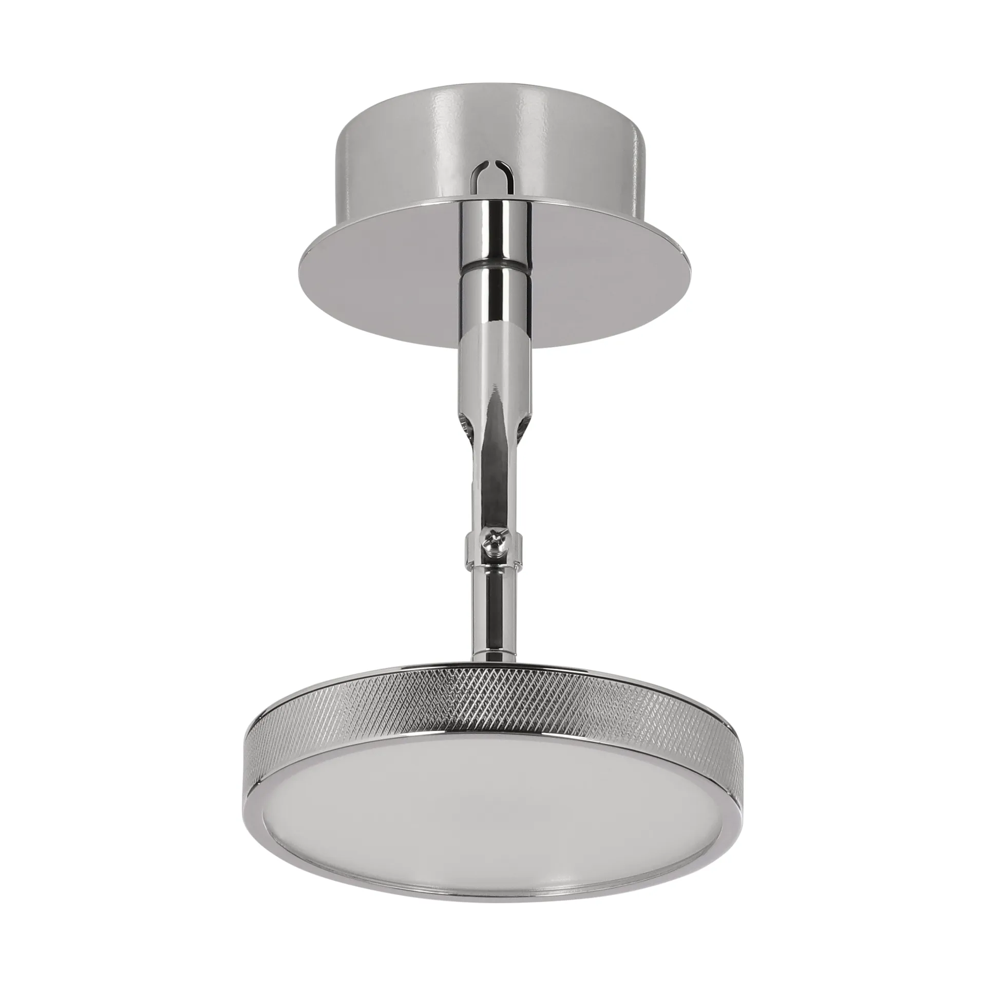 Asteria Spot ceiling and wall lamp Ø12 cm, Polished steel Umage