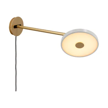 Asteria Wall wall lamp - Long, Nuance mist-brass - Umage