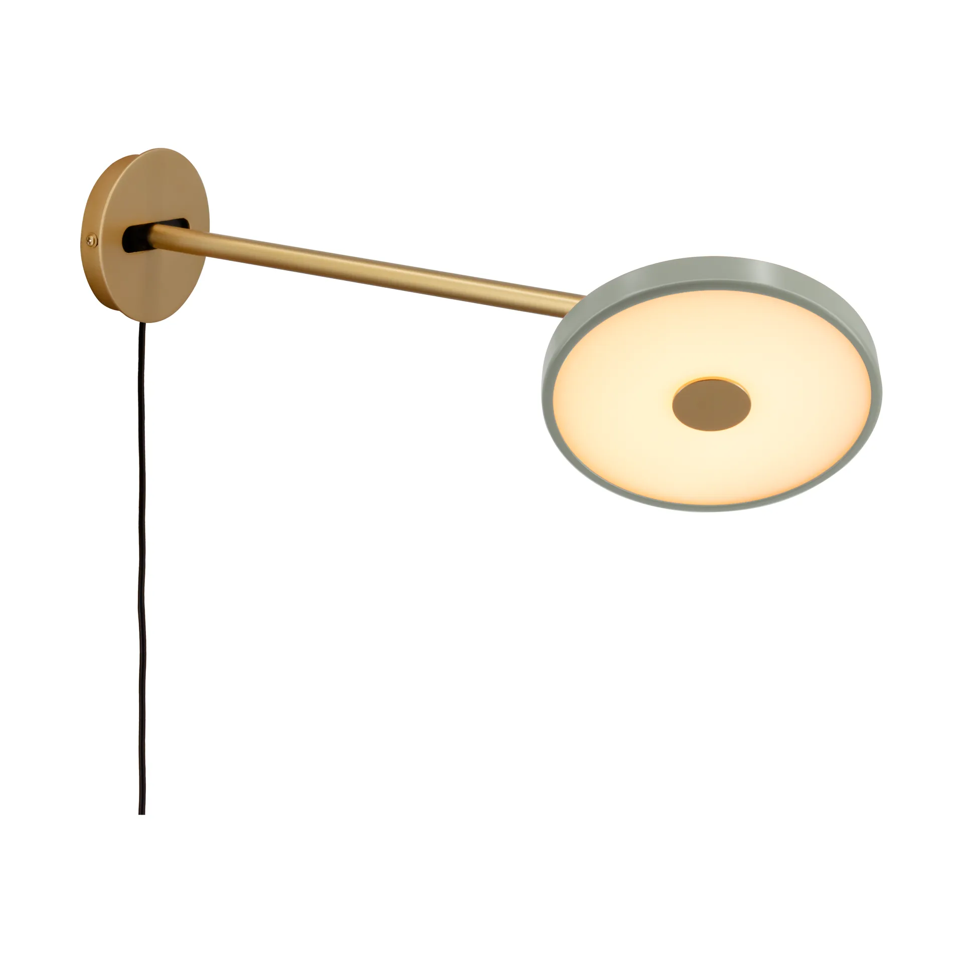 Asteria Wall wall lamp, Long, Nuance olive-brass Umage