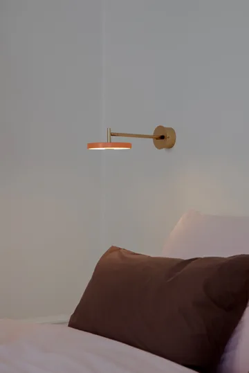 Asteria Wall wall lamp - Long, Nuance orange-brass - Umage