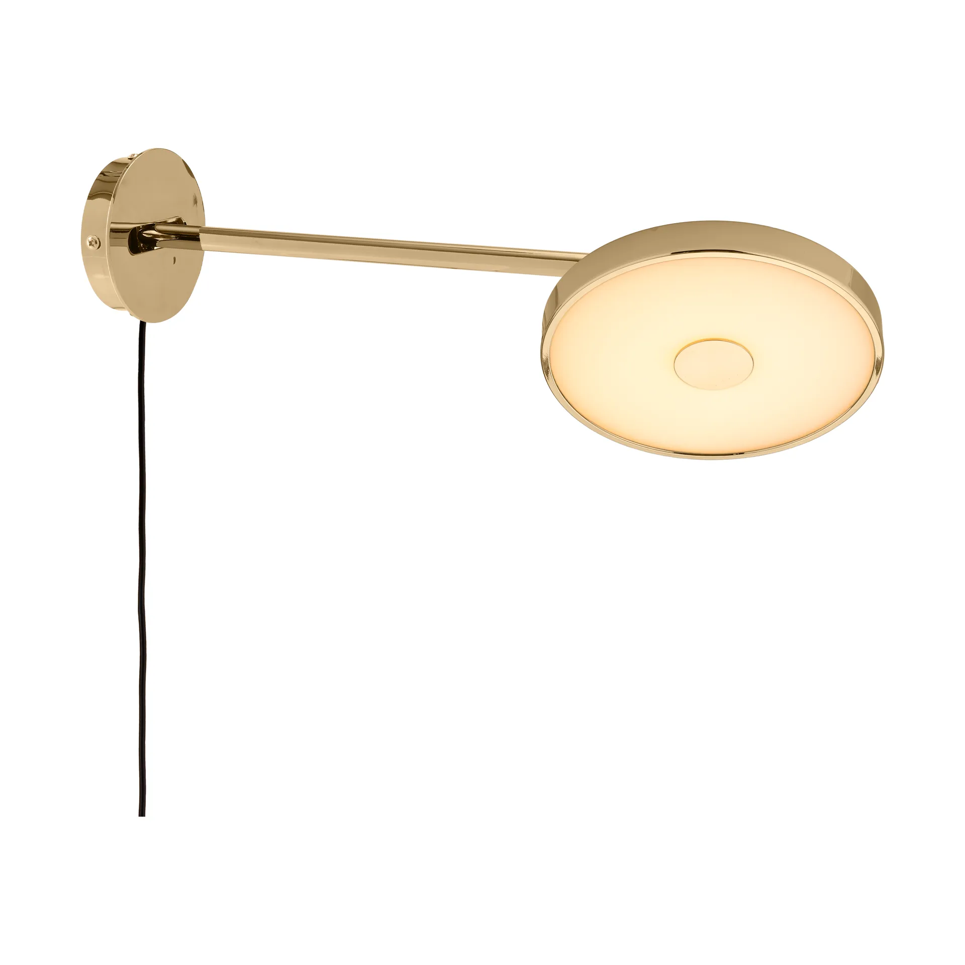 Asteria Wall wall lamp, Long, Polished brass Umage