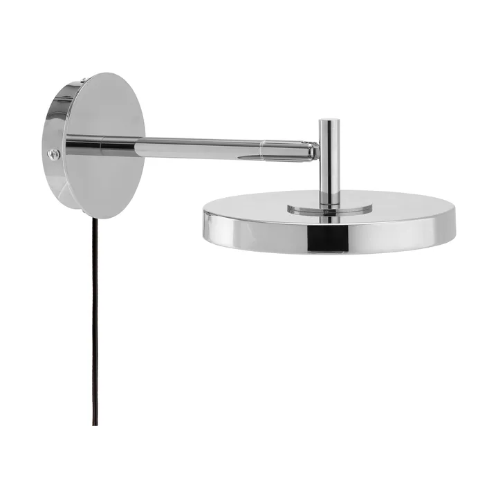 Asteria Wall wall lamp - Short, Polished steel - Umage