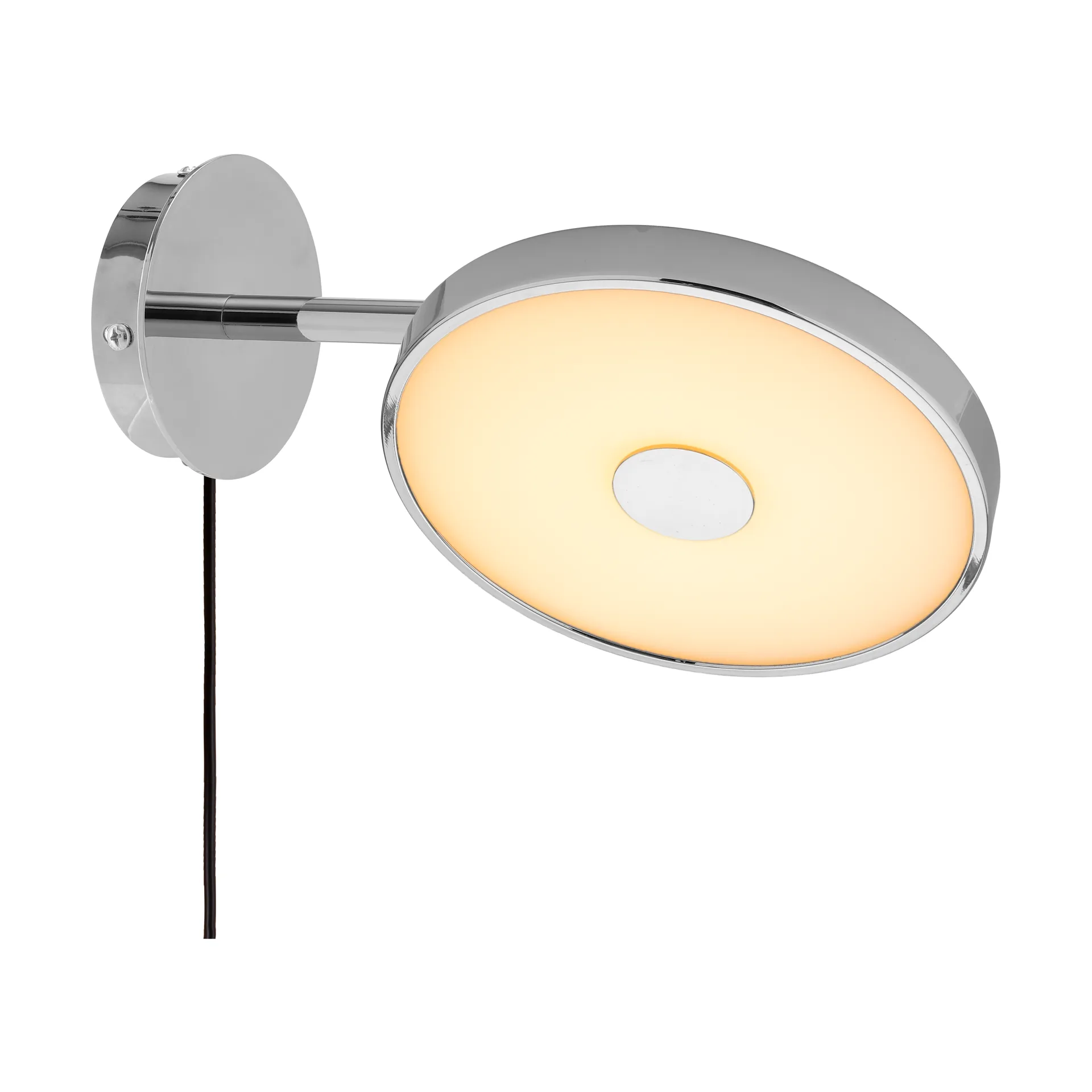 Asteria Wall wall lamp, Short, Polished steel Umage