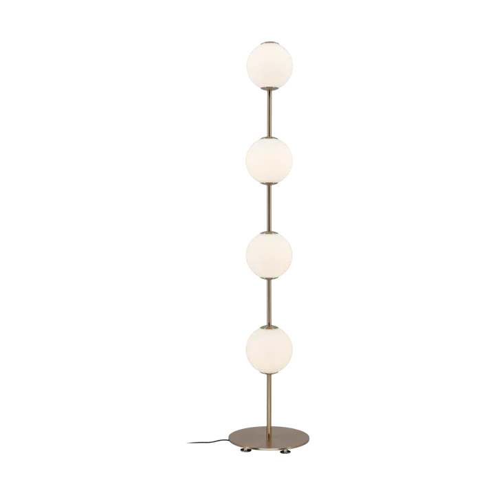 Audrey Floor floor lamp - Plated brass - Umage