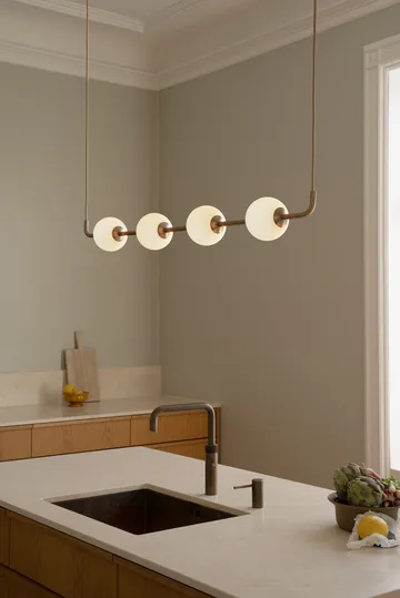 Audrey linear pendant - Brass - Umage