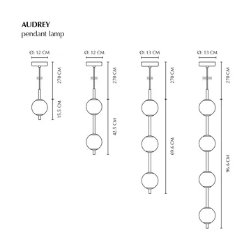 Audrey pendant 2 - Steel - Umage