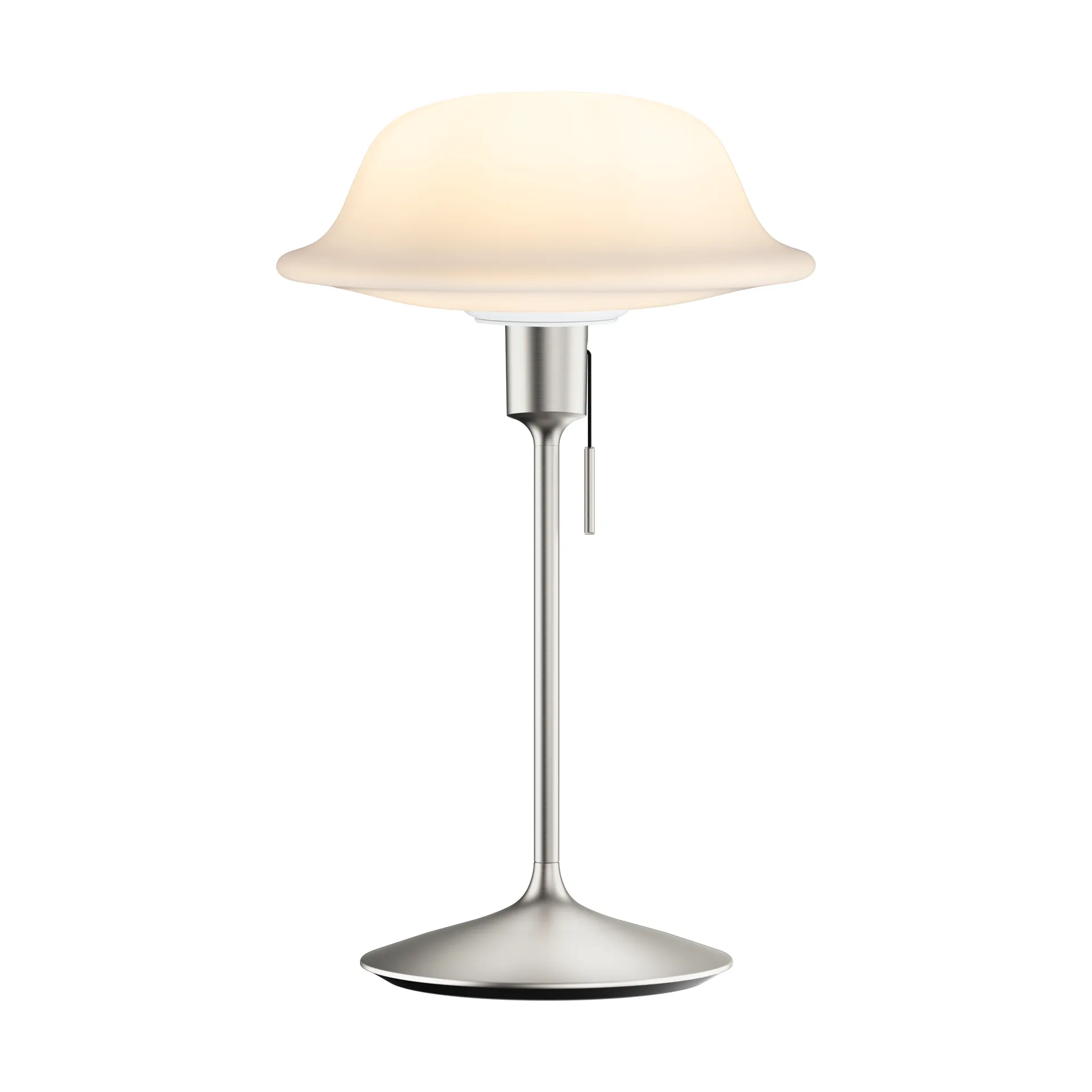 Butler table lamp, White-brushed steel Umage