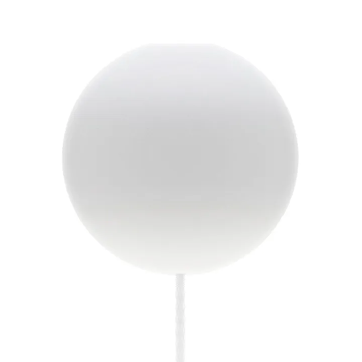 Cannonball ceiling cup with cord - white - Umage