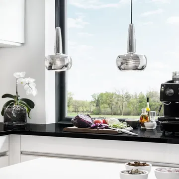 Clava ceiling lamp Ø21.5 cm - polerat steel - Umage