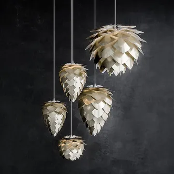 Conia lamp brushed brass - Ø 30 cm - Umage