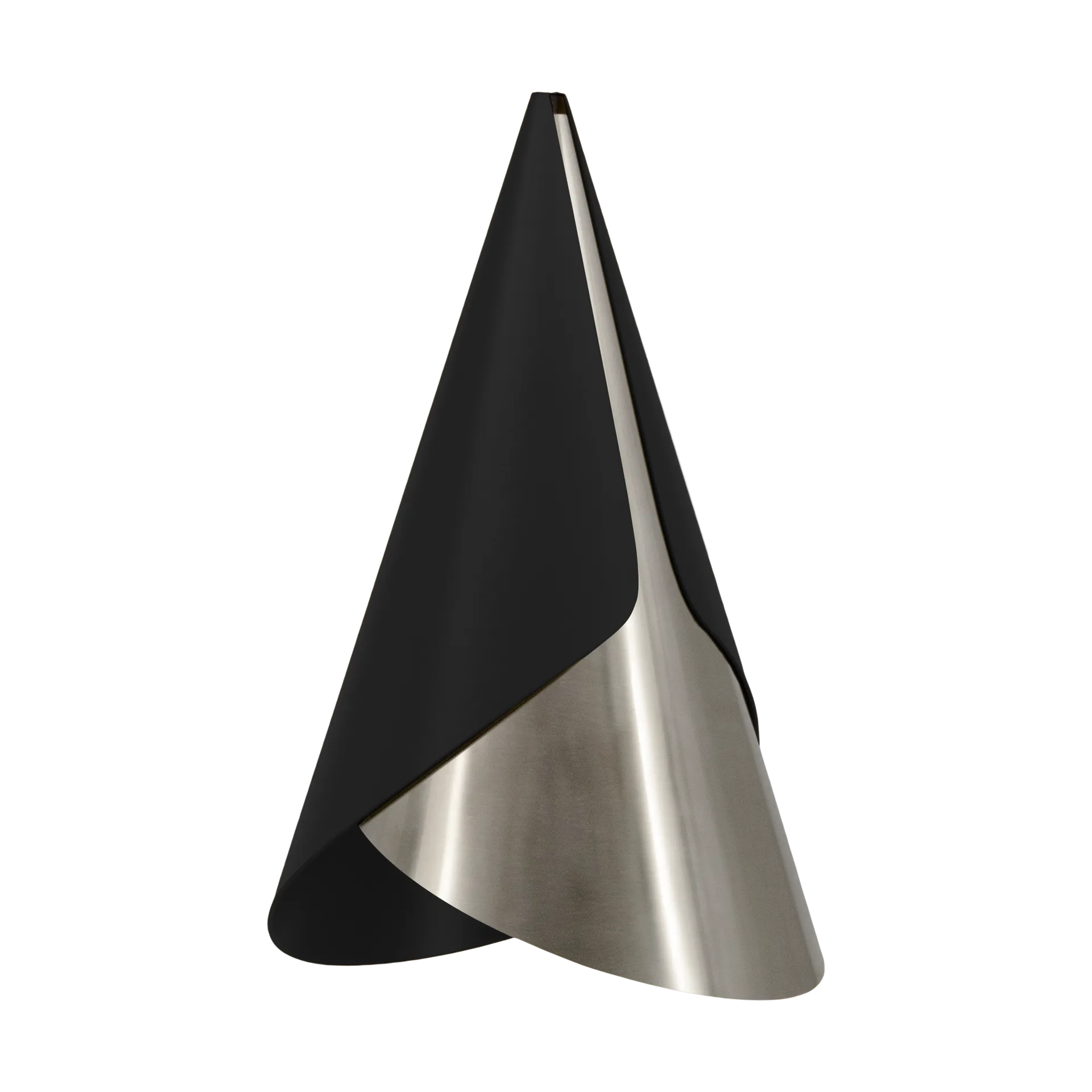 Cornet lampshade, Black-steel Umage