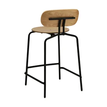 Curious barstool 65 cm - Oak-black - Umage