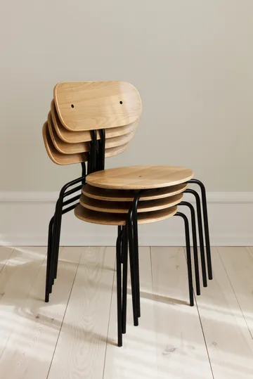 Curious chair - Oak-black legs - Umage
