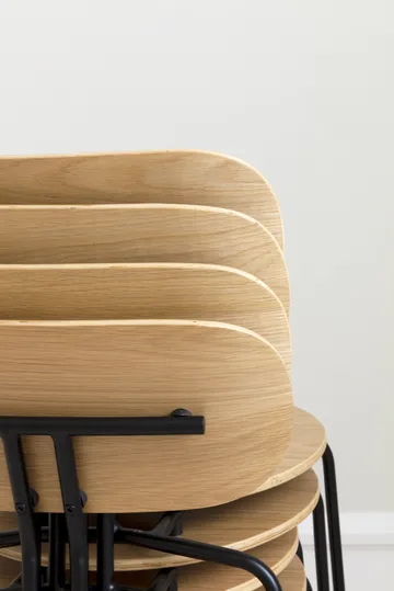 Curious chair - Oak-black legs - Umage