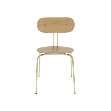 Curious chair - Oak-brass legs - Umage