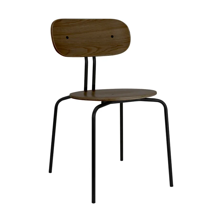 Curious chair - Smoked oak-black legs - Umage