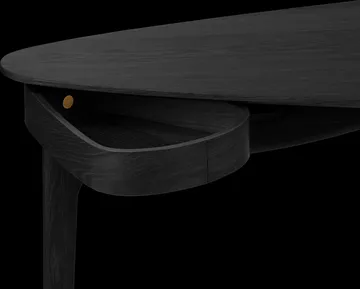 Duende desk 67.1x130 cm - Black oak - Umage
