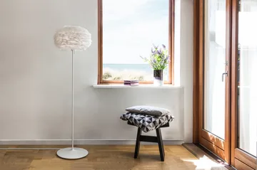 Eos floor lamp medium - White-White - Umage