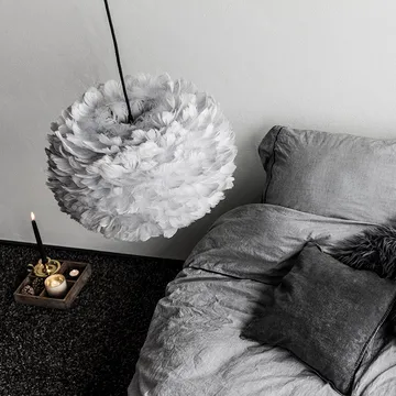 Eos lamp shade grey - small Ø 45 cm - Umage