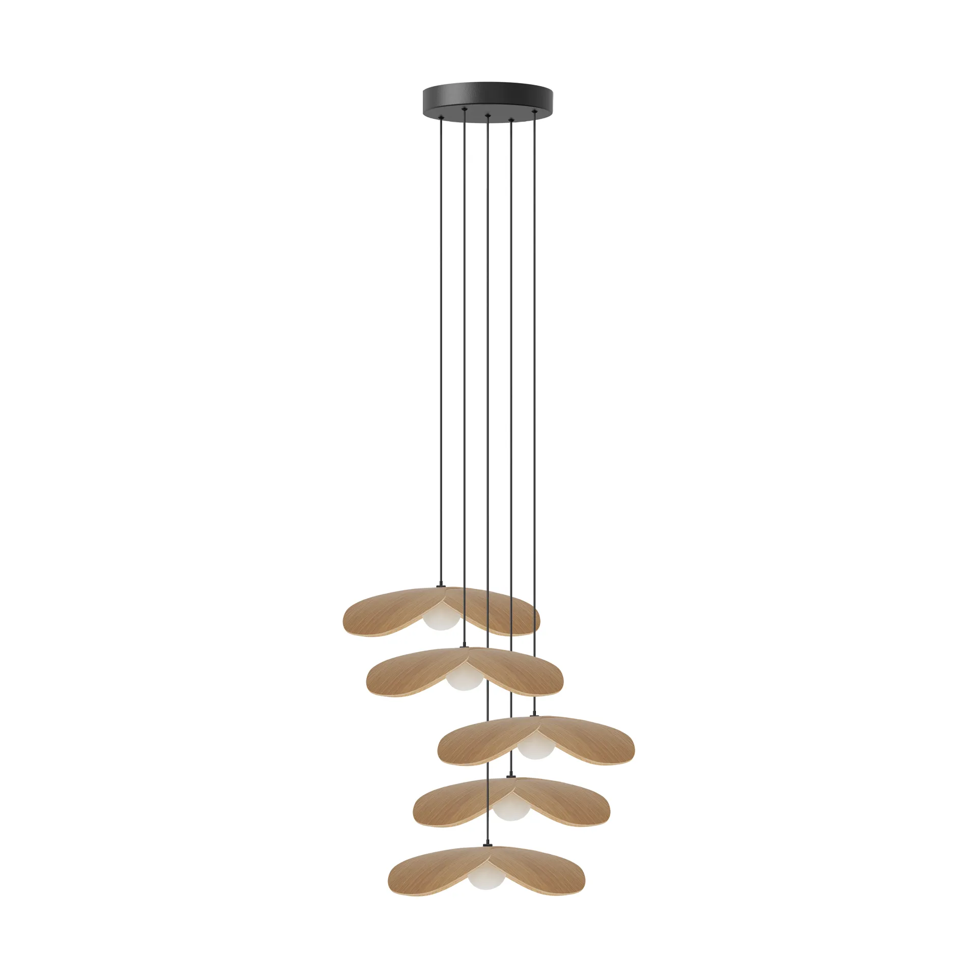Forget Me Not pendant medium, Oak-cluster 5 Umage