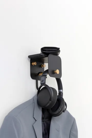 Hang in There wall hanger - Black-brass - Umage