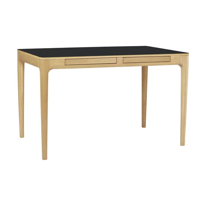 Heart'n'Soul desk 80x120 cm - Oak-Fenix black - Umage
