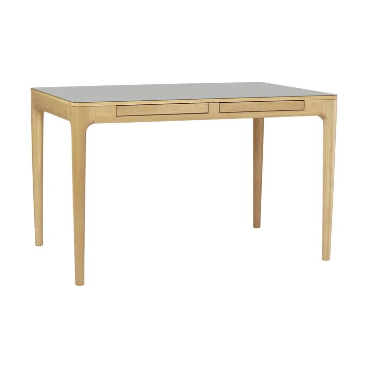 Heart'n'Soul desk 80x120 cm - Oak-Fenix cloud grey - Umage