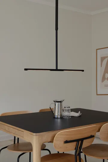 Heart'n'Soul dining table 90x120 cm - Oak-obsidian black - Umage