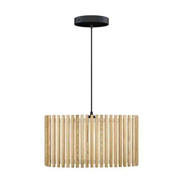 Komorebi pendant large - Rectangular oak-black - Umage