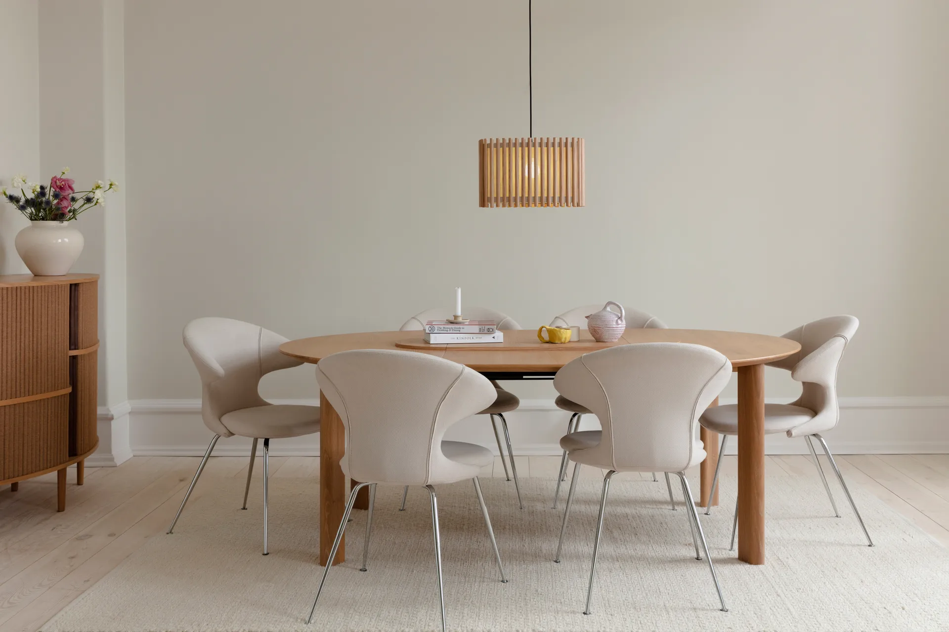 Komorebi pendant large, Square oak-Black Umage