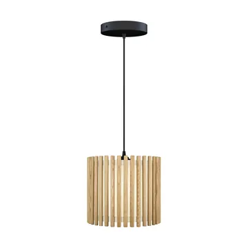 Komorebi pendant medium - Circle oak-black - Umage