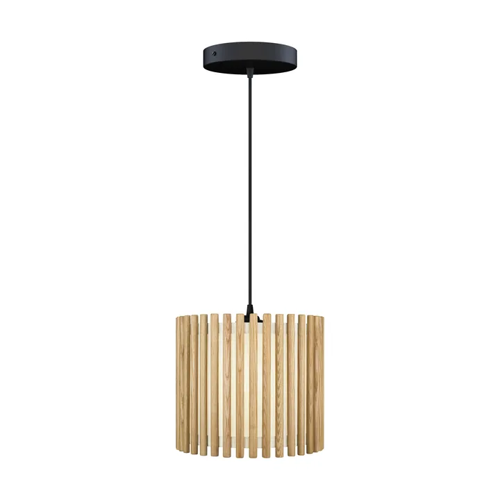 Komorebi pendant medium - Circle oak-black - Umage