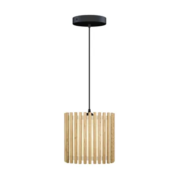 Komorebi pendant medium - Square oak-Black - Umage