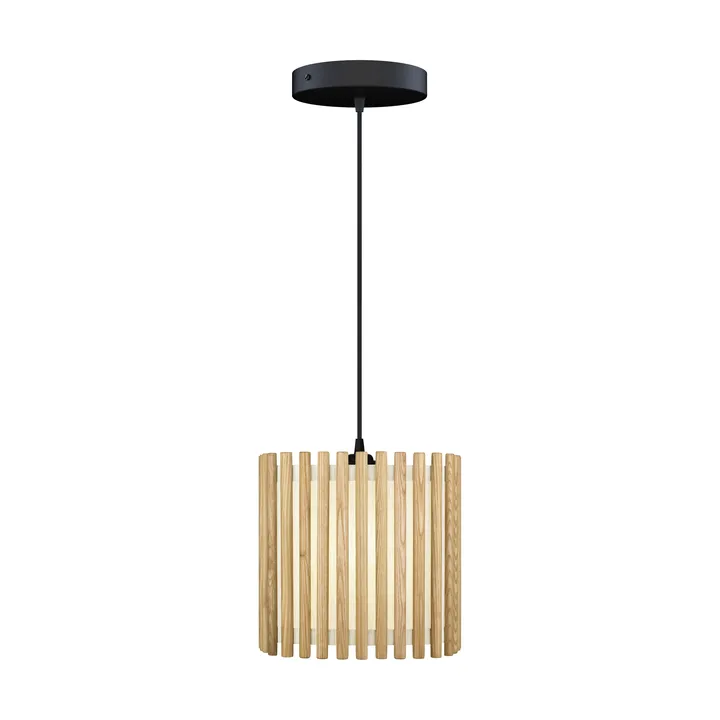 Komorebi pendant medium - Square oak-Black - Umage