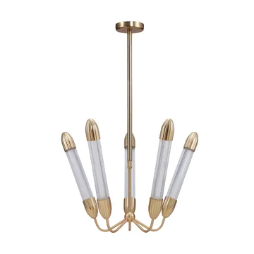 Lemon Squeeze Penta short ceiling lamp - Plated brass - Umage