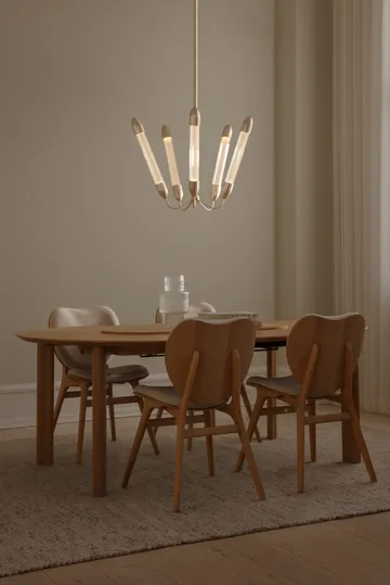 Lemon Squeeze Penta short ceiling lamp - Plated brass - Umage