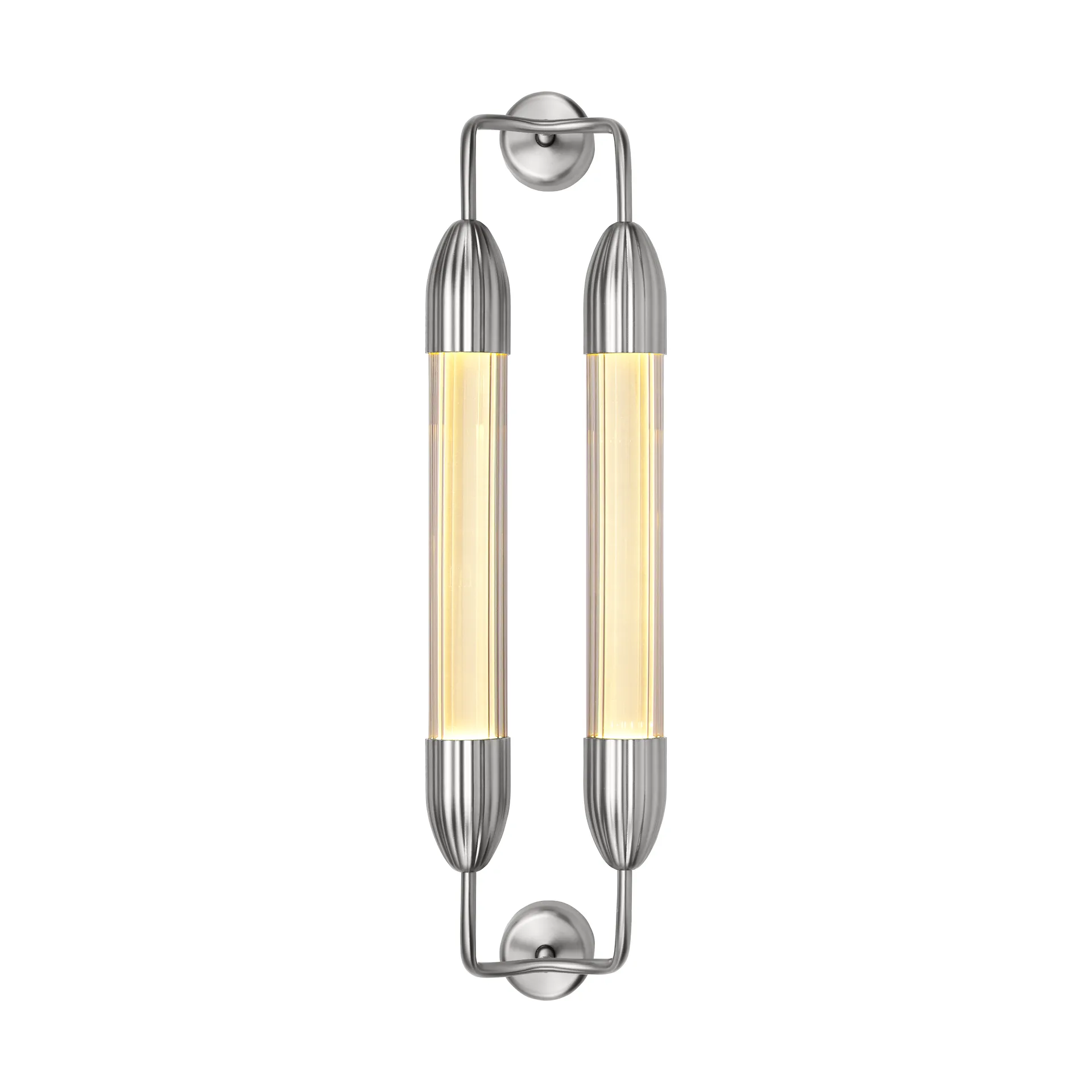 Lemon Squeeze Wall short wall lamp, Double polished steel Umage