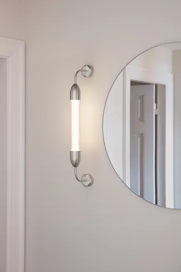 Lemon Squeeze Wall short wall lamp - Single polished steel - Umage