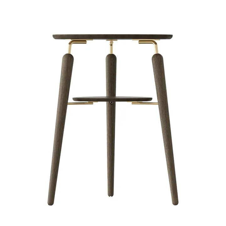 My Spot side table - Dark oak-bronze - Umage