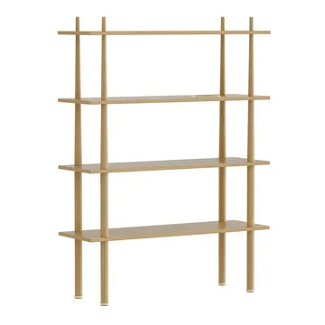 Stories Shelf with 4 shelves - Oak - Umage