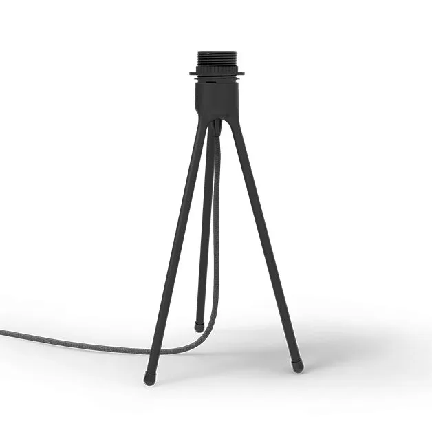 Tripod lamp stand table, black Umage