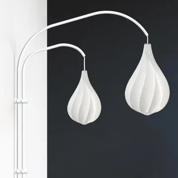 Willow double wall hanger for lamp - white - Umage